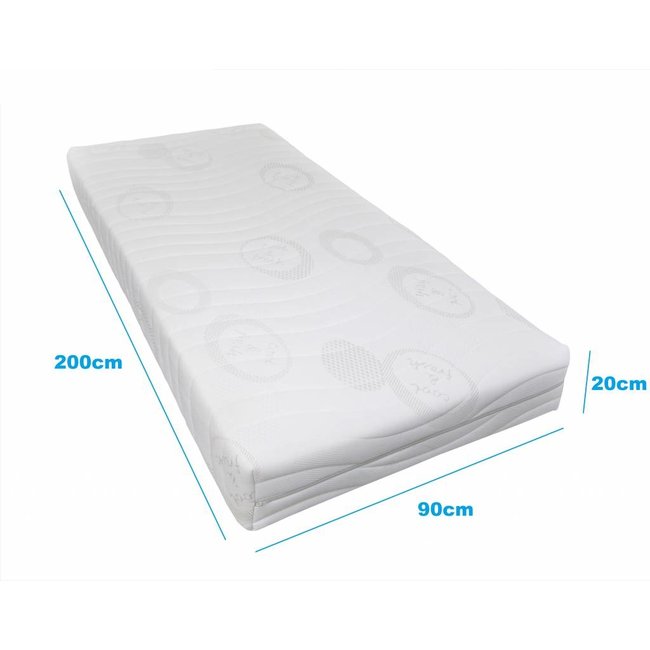 Lilli Furniture Matras Premium 90x200- 20cm dikte