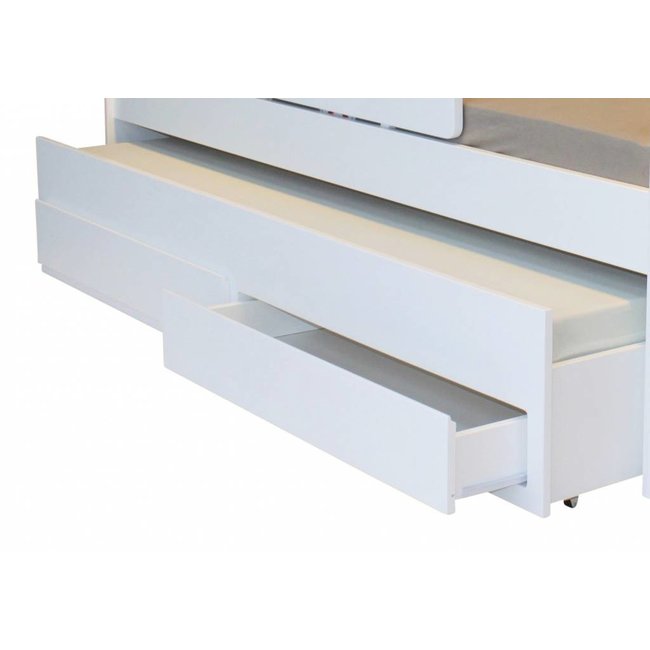 Lilli Furniture Bedbank Emma met slaap- en opberglades 90x200