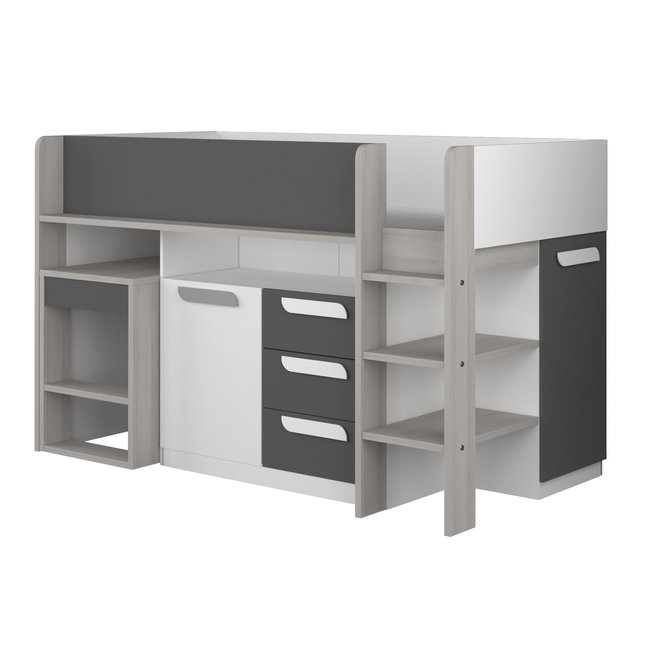 Trasman Yolo halfhoogslaper Antraciet