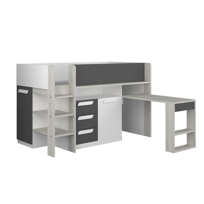 Trasman Yolo halfhoogslaper Antraciet