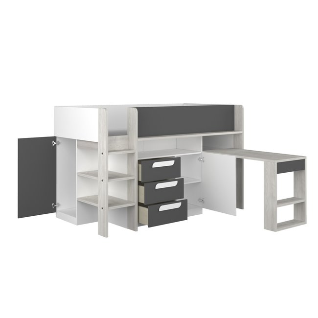 Trasman Yolo halfhoogslaper Antraciet