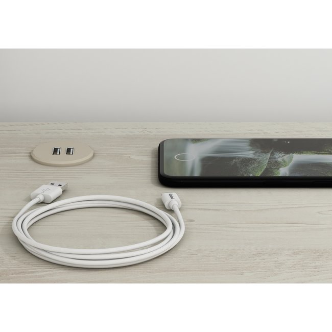 Trasman Jules Hoogslaper Basic - Wit & Grijs eiken