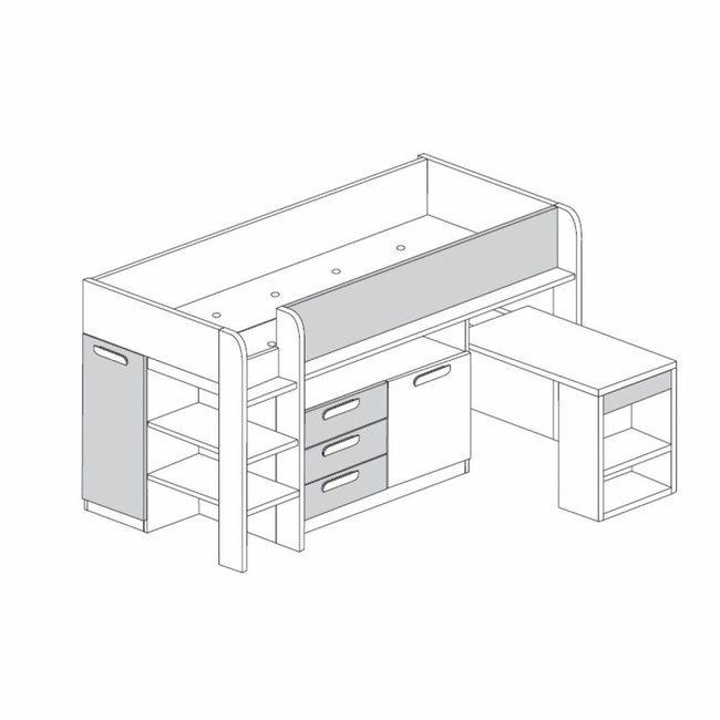 Trasman Yolo halfhoogslaper oud roze