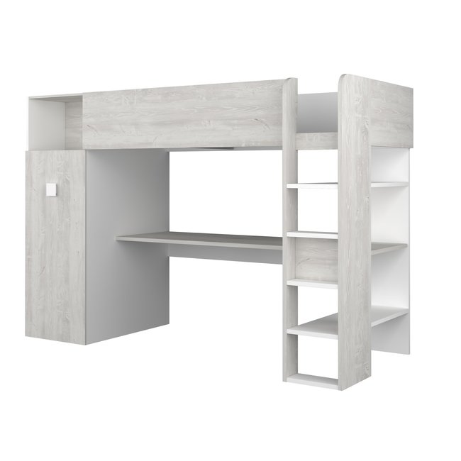 Trasman Jules Hoogslaper met kast - Grijs eiken