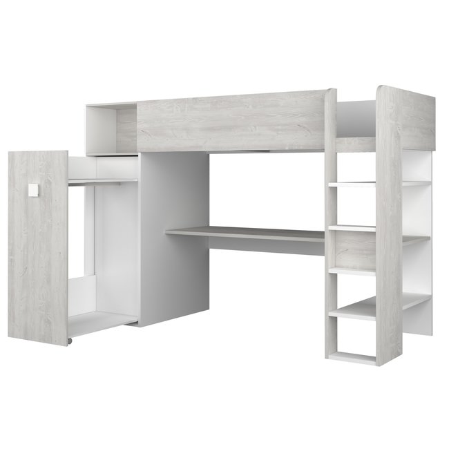 Trasman Jules Hoogslaper met kast - Grijs eiken