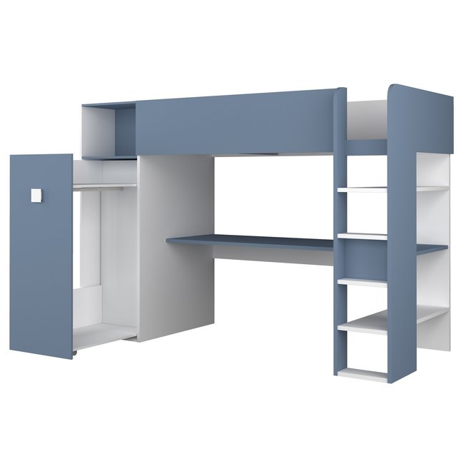 Trasman Jules Hoogslaper met kast - Blauw