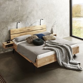 Key West Industrieel design bed Rough -  Massief eiken