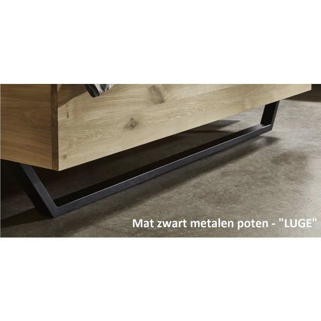Key West Industrieel design bed Lotus -  Massief eiken
