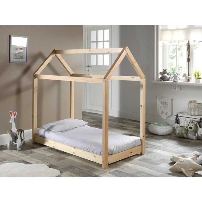 Vipack Kinderbed Cabane - Naturel - 90x200