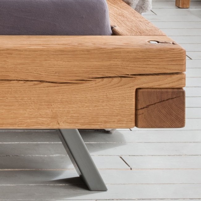 TPT Möbel Balkenbed Sun geolied wild eiken