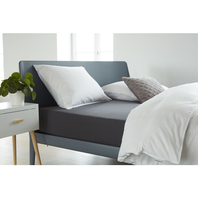 Beddinghouse Hoeslaken Jersey katoen Beddinghouse   - Antracite