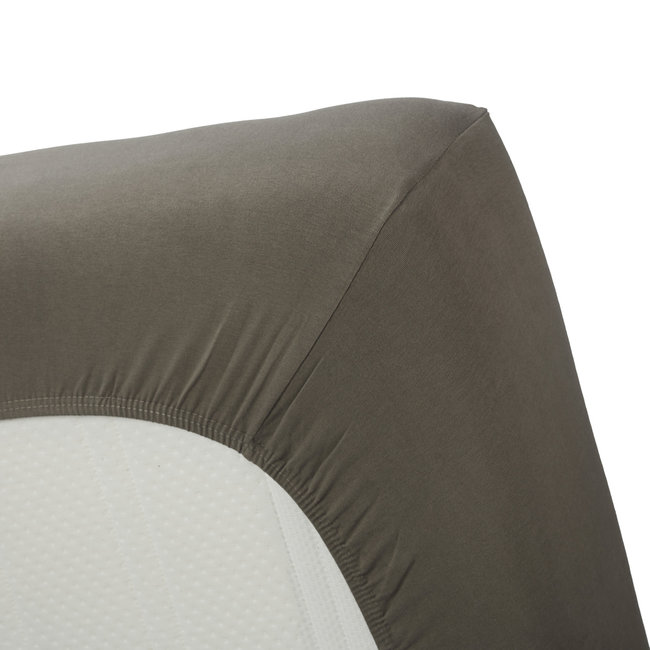 Beddinghouse Hoeslaken Premium Jersey Lycra Beddinghouse-Warme grijs