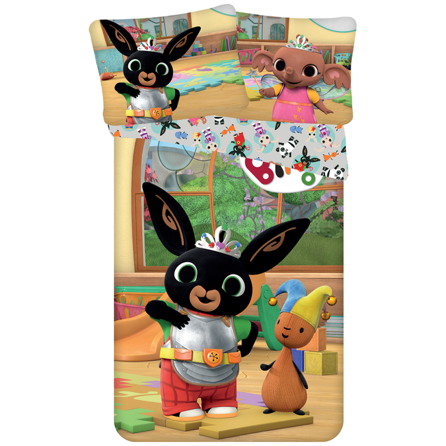 Bing Bunny dekbedovertrek Flop en Sula  - 140 x 200 cm / 70 x 90 cm - Katoen