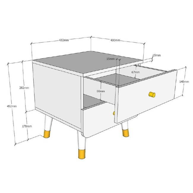 Vipack Kinderbed Billy- Olijf Groen 90x200 cm