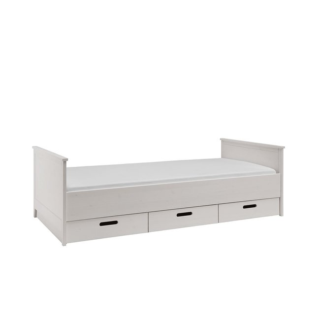 INFANSKIDS Kinderbed Solvita wit- 90x200 cm