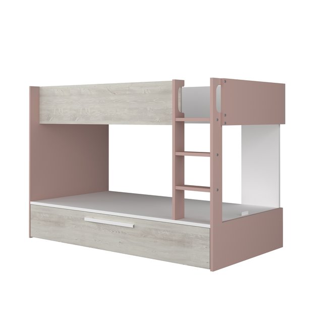 Trasman Stapelbed Jules roze met slaaplade