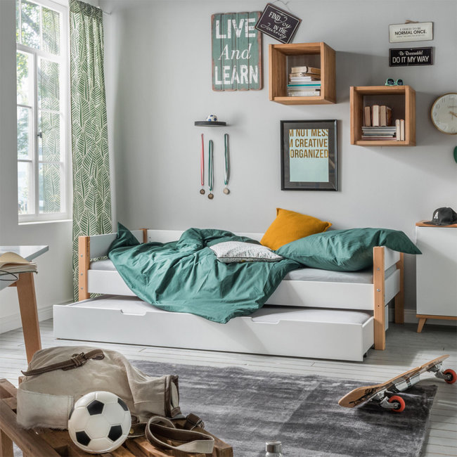 INFANSKIDS Kinderbed Color- Antraciet - 90x200 cm