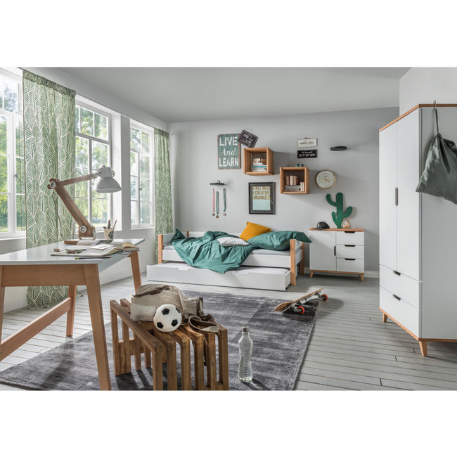 INFANSKIDS Kinderbed Color- Wit - 90x200 cm