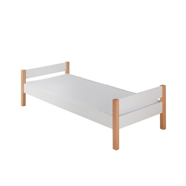 INFANSKIDS Stapelbed Color - Wit/Beuken 90x200 cm
