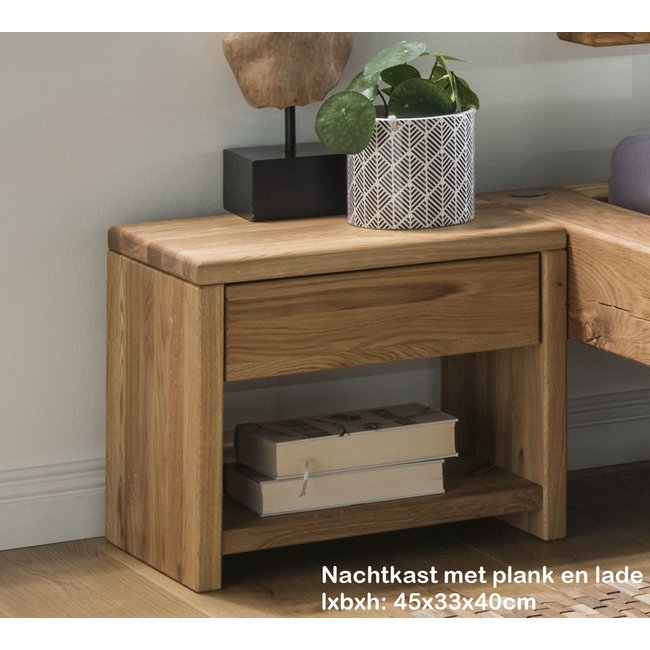 TPT Möbel Industrieel Balkenbed Launch - massief geolied wild eiken