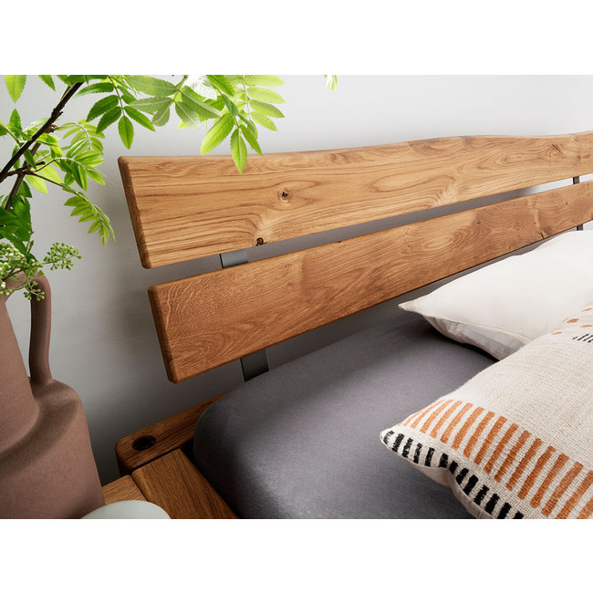 TPT Möbel Industrieel Balkenbed Balkado- massief geolied wild eiken