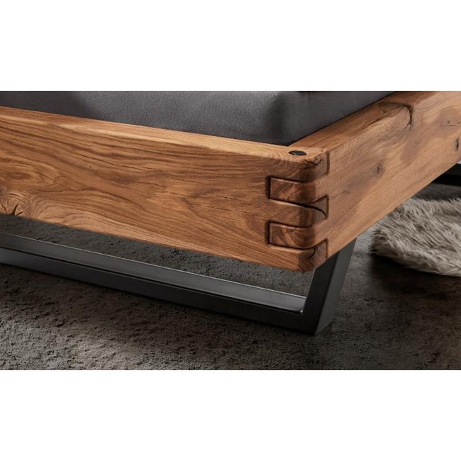 TPT Möbel Industrieel Balkenbed Balkado- massief geolied wild eiken