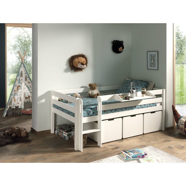 Vipack Halfhoogslaper Pino Wit 90x200