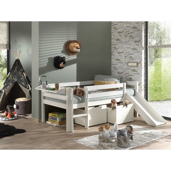 Vipack Halfhoogslaper Pino Wit 90x200