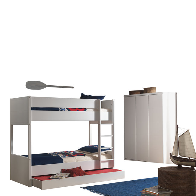 Vipack Stapelbed Lara 90x200 cm- 174 cm hoog