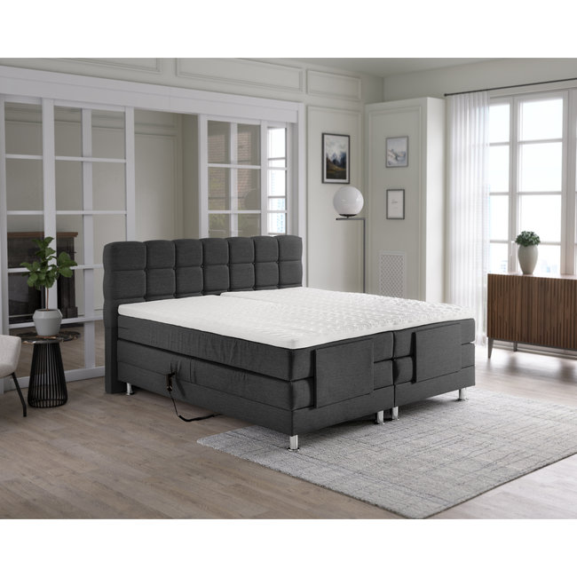 Dreamhouse Electrische Boxspring Arizona- Antraciet