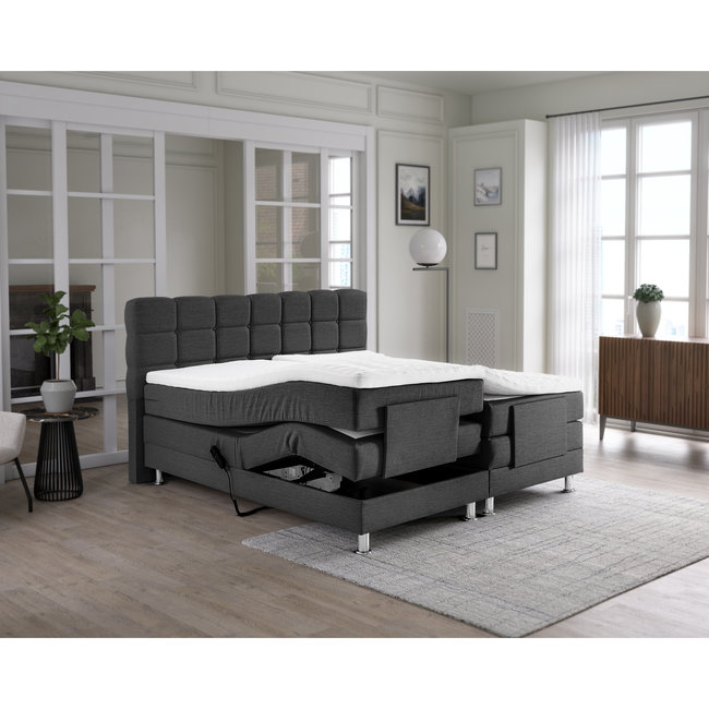 Dreamhouse Electrische Boxspring Arizona- Antraciet