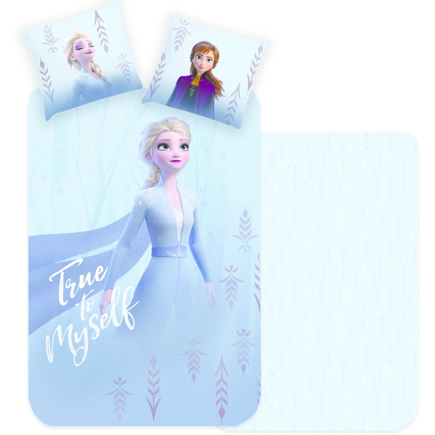 Disney Frozen Dekbedovertrek Time for Myself - 140 x 200 cm - Katoen - 70 x 90 cm