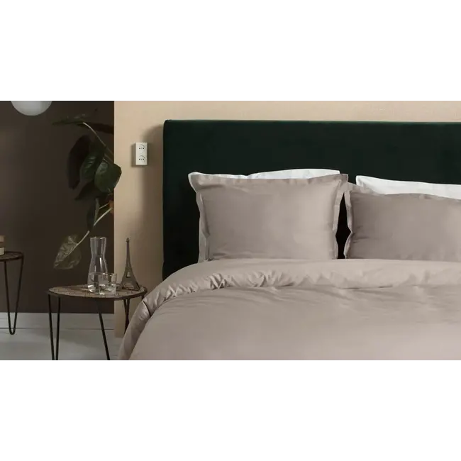 Cinderella Cinderella dekbedovertrek Sundays Taupe - Satijn katoen