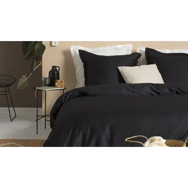 Cinderella Cinderella dekbedovertrek Sundays Black - Satijn katoen