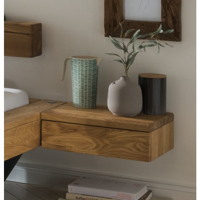 TPT Möbel Industrieel Balkenbed Moon- massief geolied wild eiken