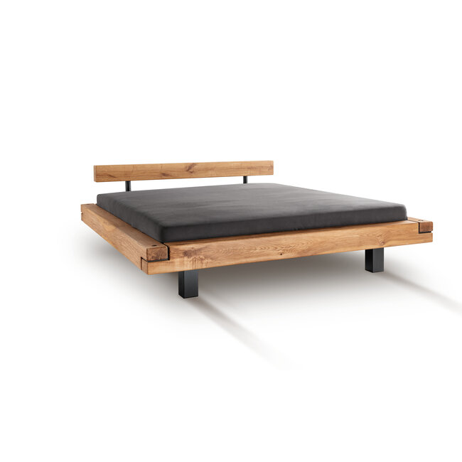 TPT Möbel Balkenbed Skyborne - massief geolied wild eiken