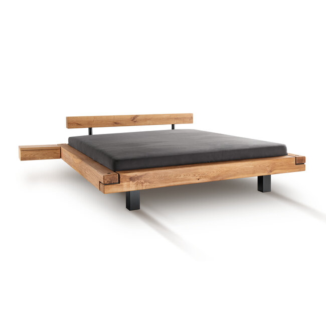 TPT Möbel Balkenbed Skyborne - massief geolied wild eiken