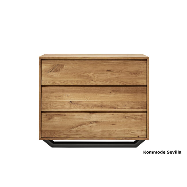 TPT Möbel Balkenbed Skyborne - massief geolied wild eiken