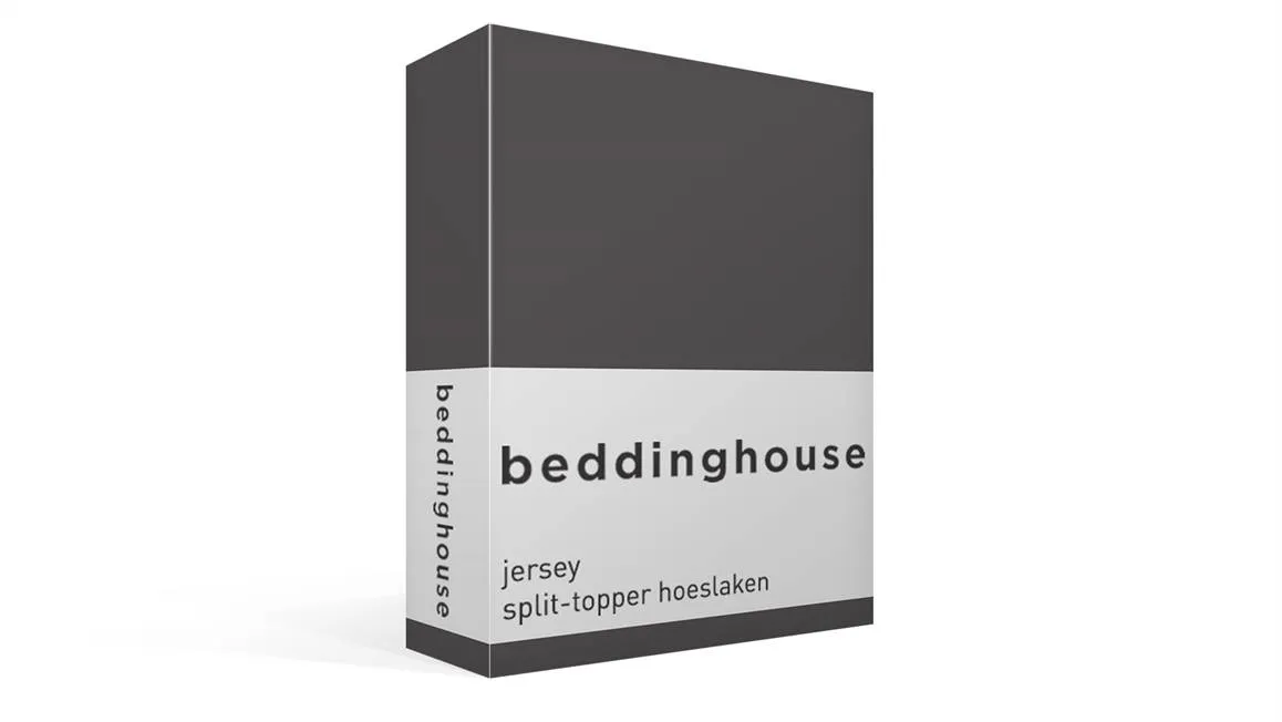 Beddinghouse Jersey Splittopper Hoeslaken - Antraciet