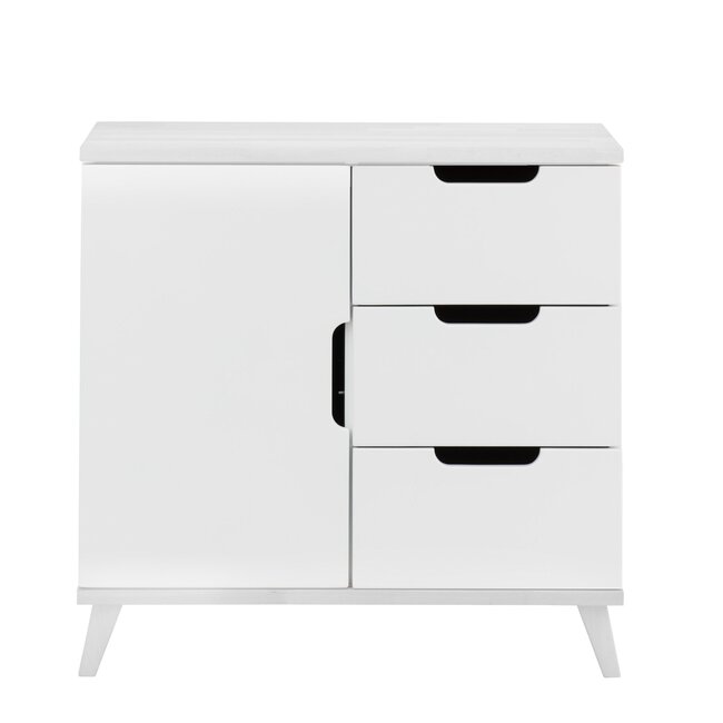 INFANSKIDS Halfhoogslaper Color- Wit/Beuken