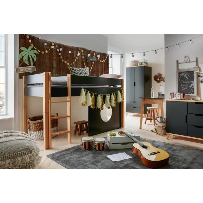 INFANSKIDS Midi hoogslaper Color- Antraciet