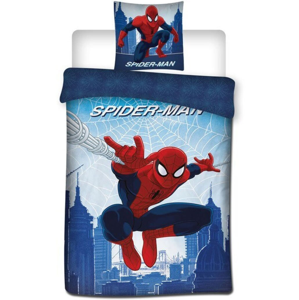 Spider-Man Dekbedovertrek shoot a web- 140 x 200 cm - Polykatoen - pre order