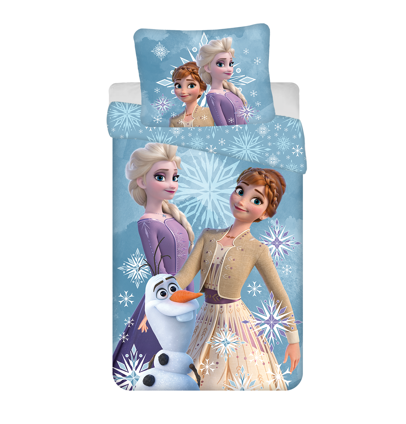 Frozen Dekbedovertrek Anna en elsa - Eenpersoons - 140 x 200 cm - Katoen pre order