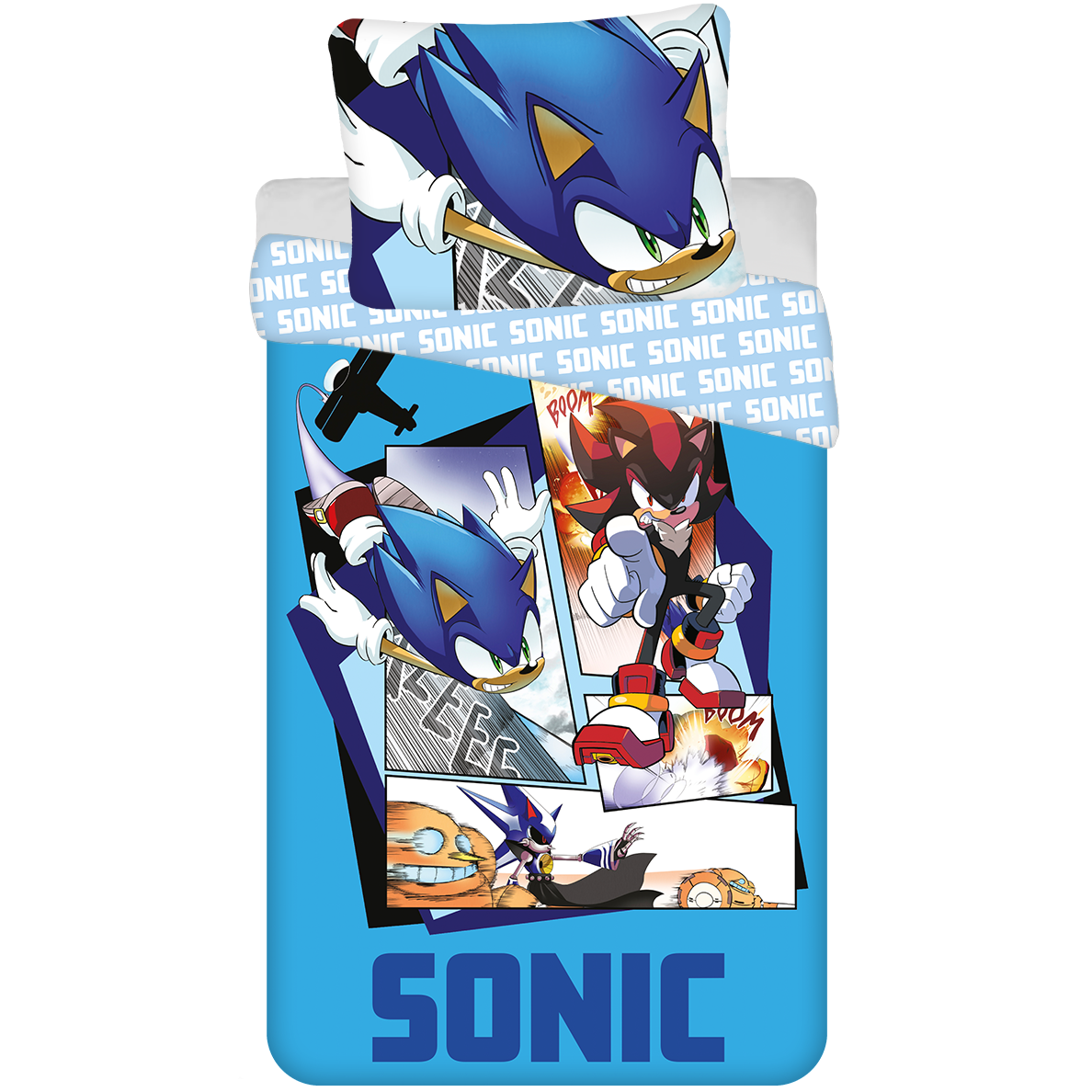 Sonic Dekbedovertrek Boom 140 x 200 cm pre order