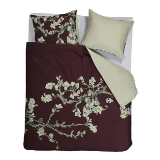 Beddinghouse Dekbedovertrek Beddinghouse Van Gogh Blossom Dark Red