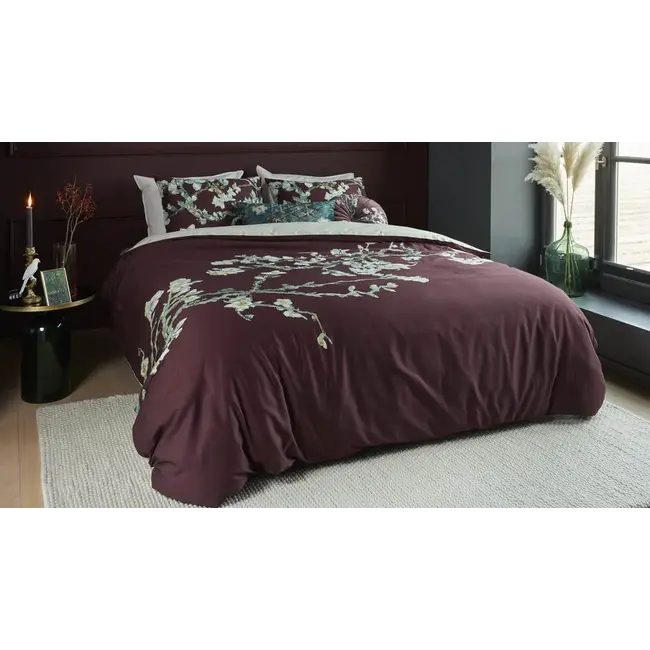 Beddinghouse Dekbedovertrek Beddinghouse Van Gogh Blossom Dark Red