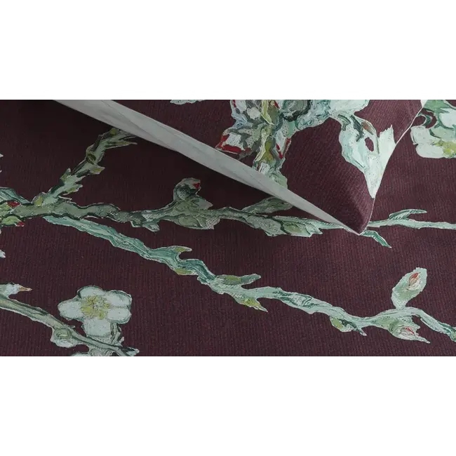 Beddinghouse Dekbedovertrek Beddinghouse Van Gogh Blossom Dark Red