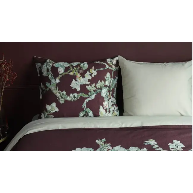 Beddinghouse Dekbedovertrek Beddinghouse Van Gogh Blossom Dark Red