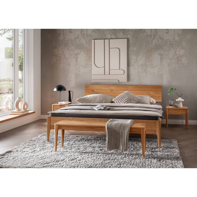 TPT Möbel Eikenhouten bed Meran