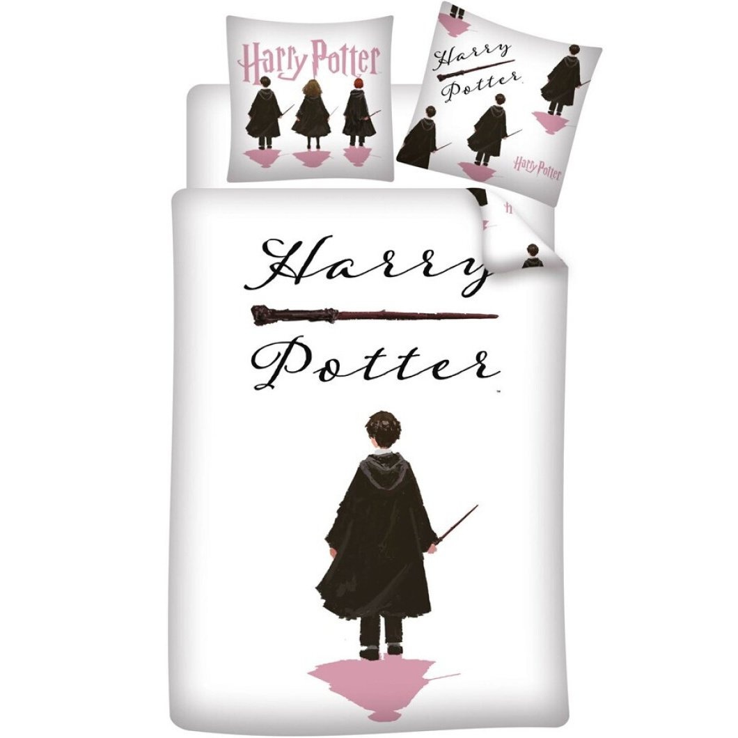 Harry Potter Dekbedovertrek, Friends - Eenpersoons - 140 x 200 / 65 x 65 cm - Polykatoen